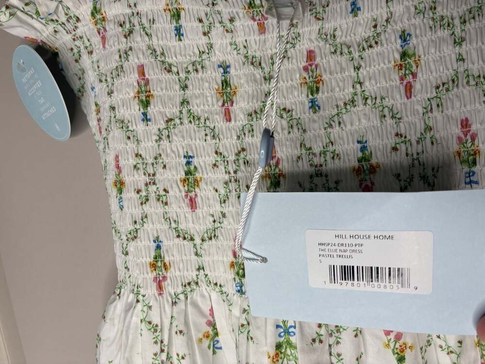 Hill House NWT The Ellie Nap Dress in Pastel Trellis Size Small - Picture 4 of 9